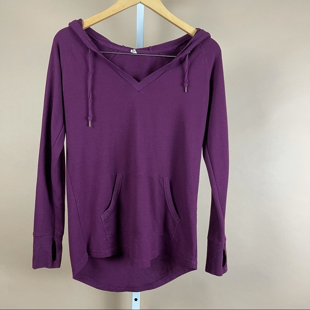 Women’s Ideology XS Hooded Running Pullover Sweatshirt Top Yoga Casual Boho